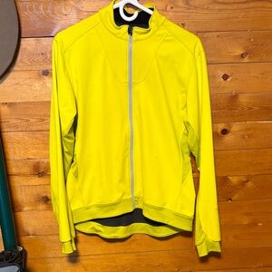 Arc’teryx Trino Windstopper Bright Yellow Full-Zip Running Jacket Size large